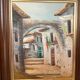 Tableau ruelles de village huile sur toile