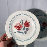 Art Deco service, Digoin Sarreguemines model, canes