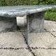 Vintage square marble coffee table from the 70s-80s.