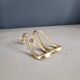 Antique brass pipe holder