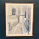 Original Oil On Canvas – “Alley” By Birgit Gustavsson