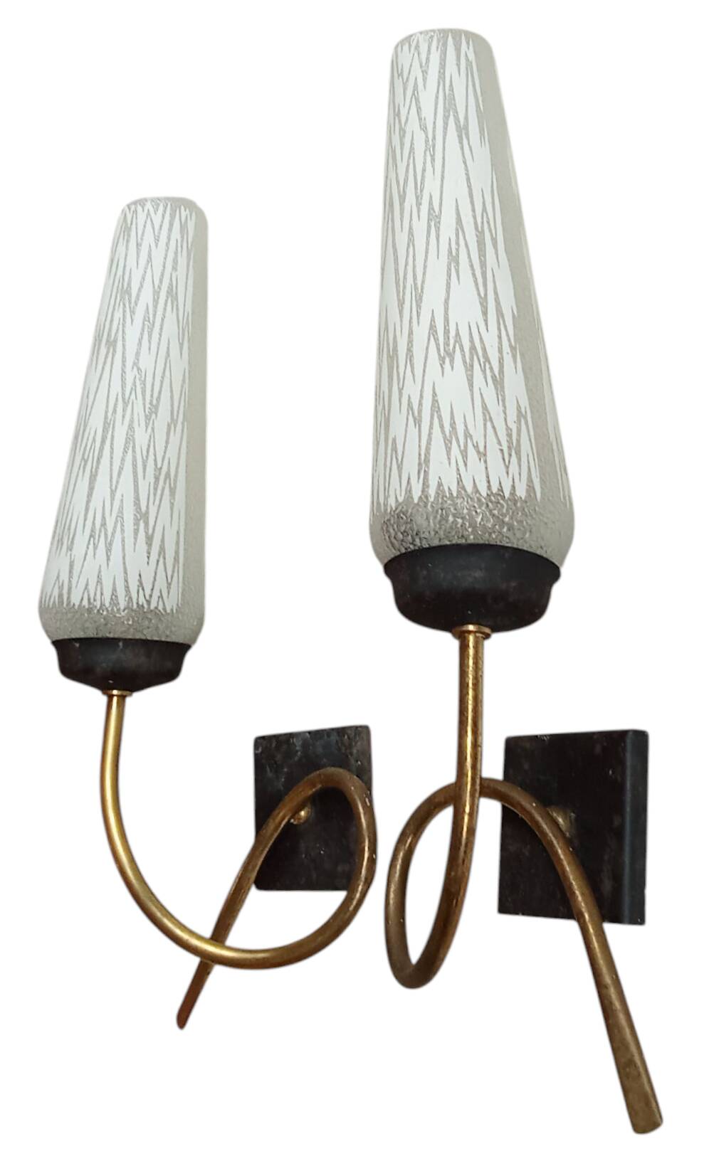 Pair of vintage wall lights