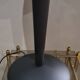 Chrome gold mushroom lamp (known as liner) 1975 to 85., h41 x l31 good condition