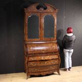 20th century Dutch inlaid trumeau