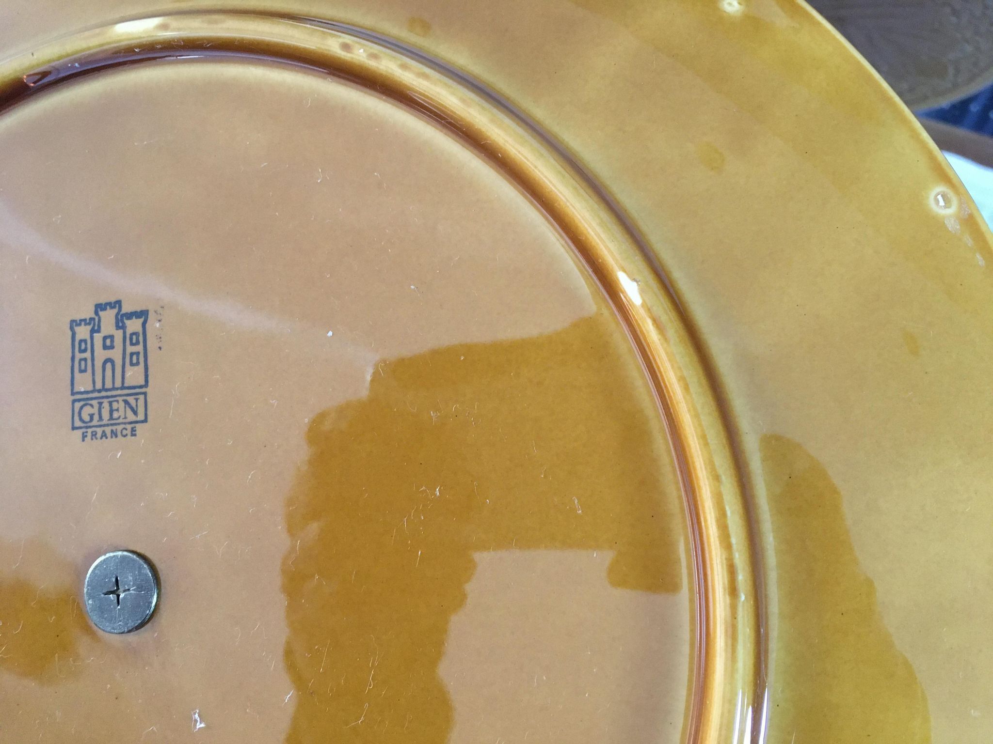 Gien vintage cheese platter