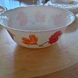 A Luminarc floral salad bowl