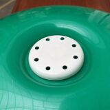 Mid-century green Italian table lamp Toledo by Luigi Massoni for Guzzini, 1960s.