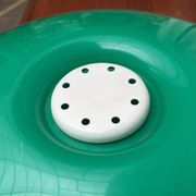 Mid-century green Italian table lamp Toledo by Luigi Massoni for Guzzini, 1960s.