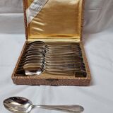 12 cuillères à café argent art déco