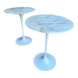 Tables d appoint Eero Saarinen édition Knoll en marbre