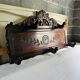 Breton panel with 5 hooks and carved birds