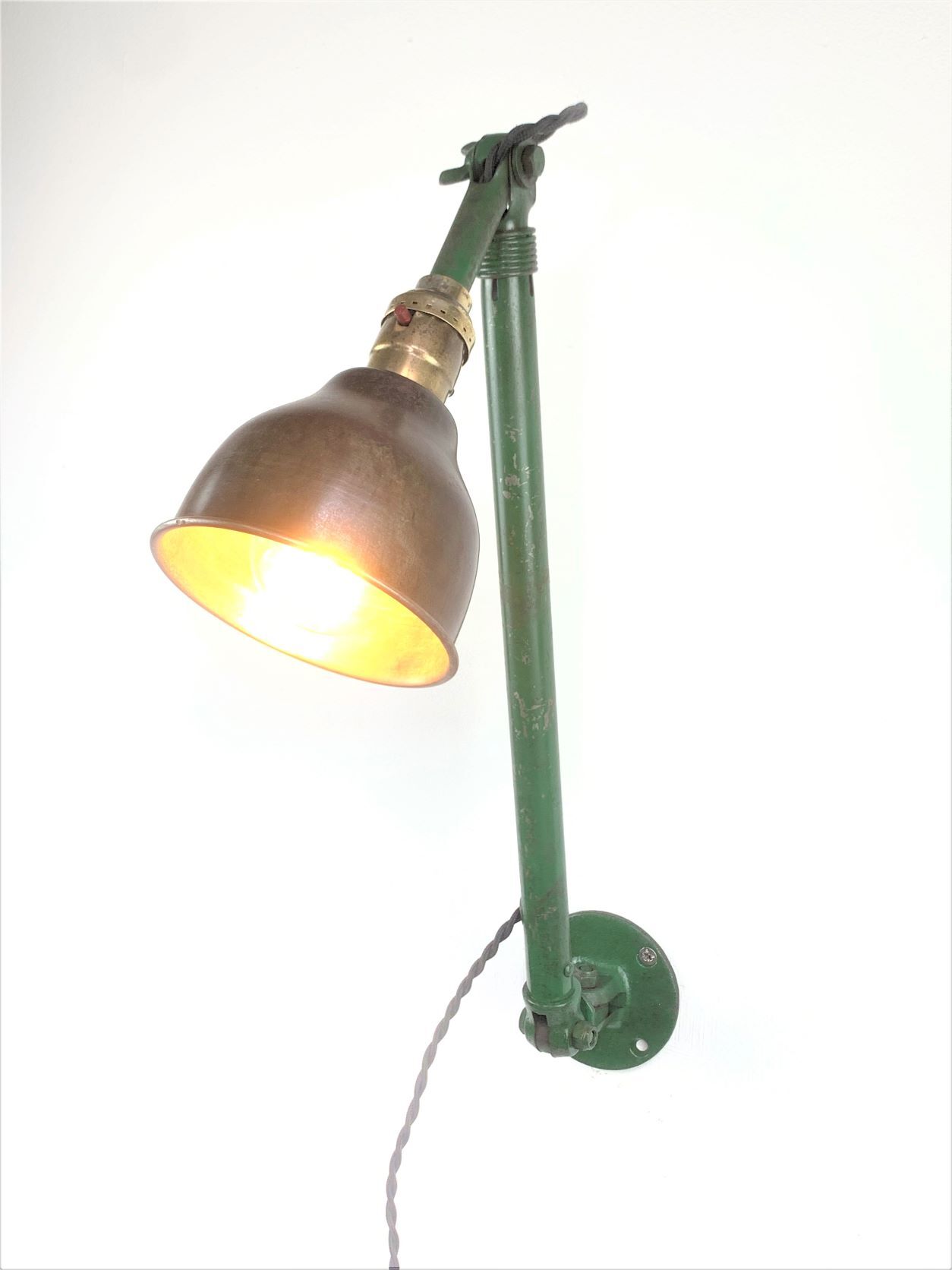 Ajusco adjustable fixture co milwaukee wis old american lamp brand ajusco 1930