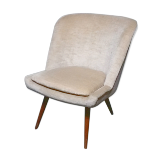 Fauteuil danois chauffeuse scandinave années 50/60