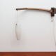 1960s boomerang wall lamp opaline glass