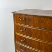Danish tallboy chest of drawers Kvalitet mobelfabrik brdr. 1940s