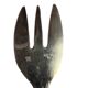 Set of 12 silver-plated metal dessert forks from the Nicolet Orléans brand