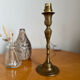 Golden brass candle holder lamp