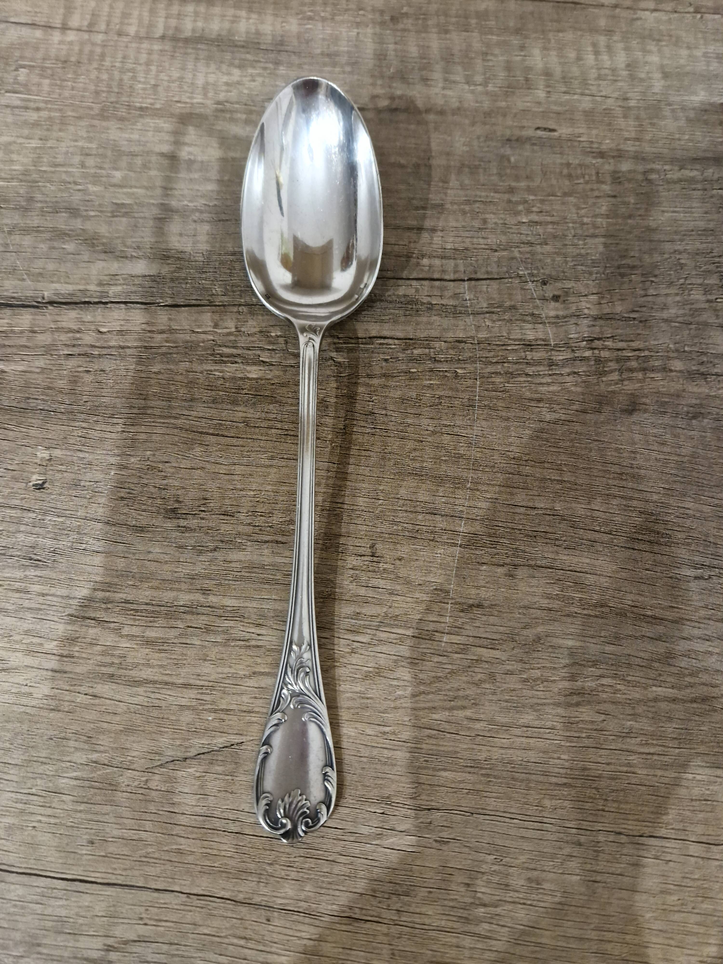a Christofle serving spoon
