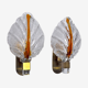 Pair of "leaf" wall lamps by Carl Fagerlund, Murano glass, Germany, 1970
