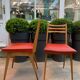 1960s skai compass leg chairs