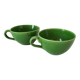 Duo de tasses céramique émaillée vintage
