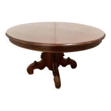 Table a pied central Napoléon III Acajou massif XIX siècle