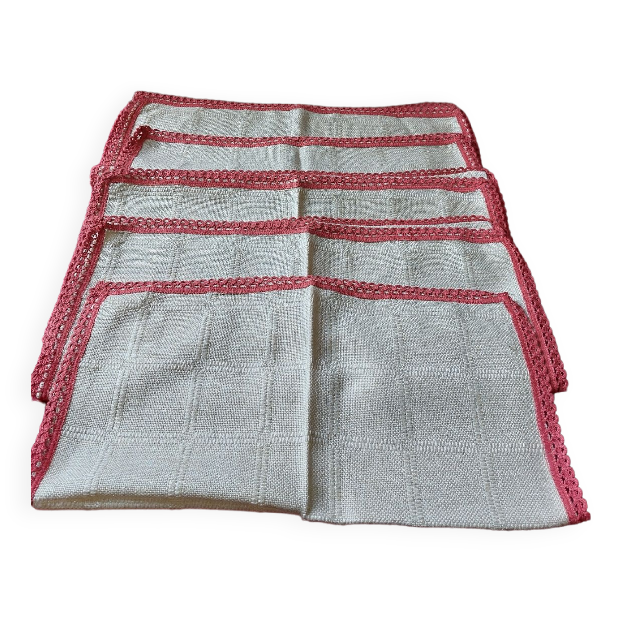 Lot de 5 sets de table Vintage