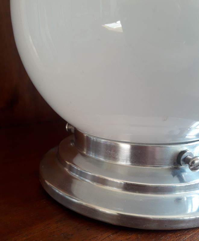 Lamp, Art Deco globe ceiling light