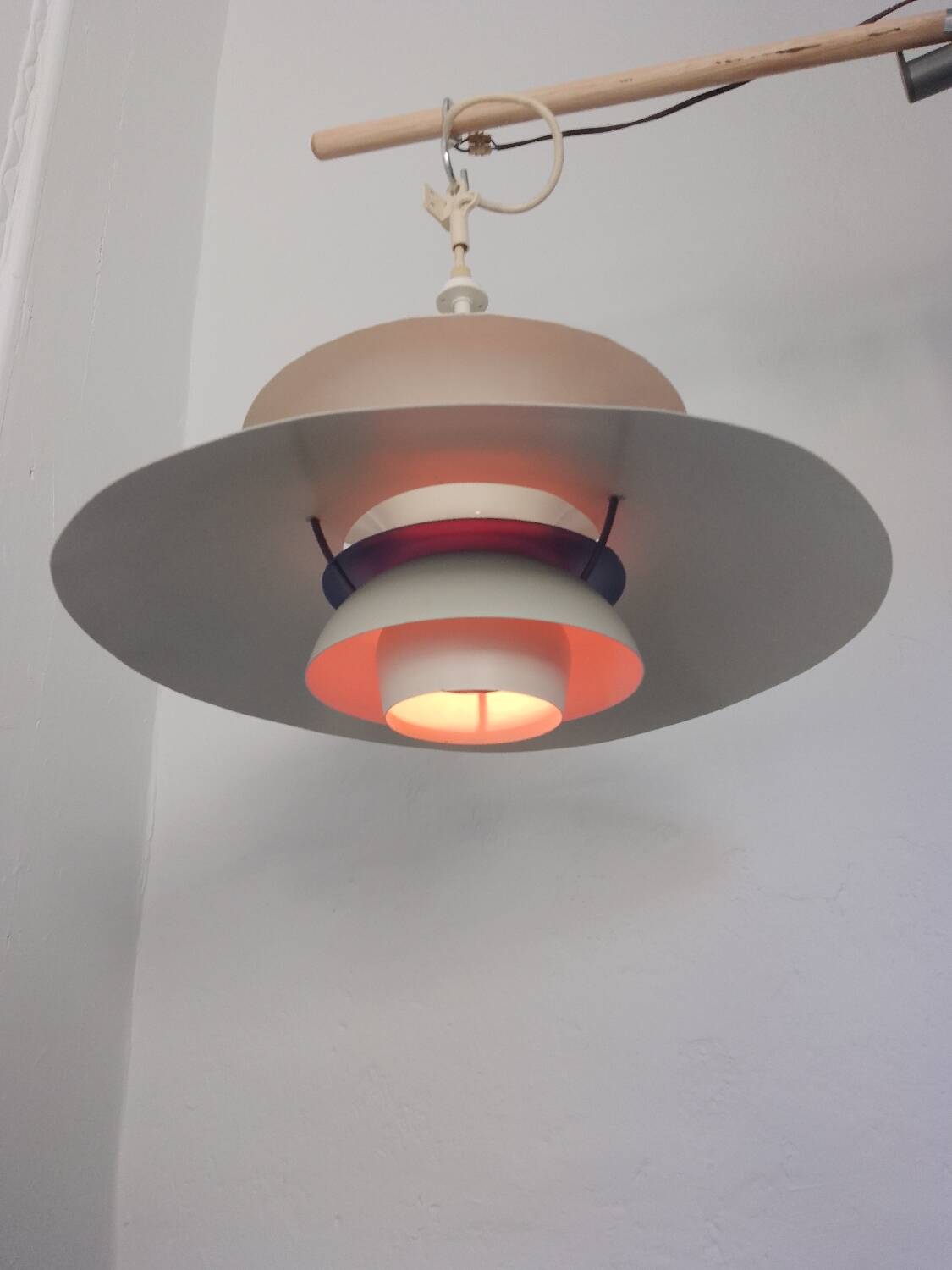 LOUIS POULSEN PH 5 Lustre  1970 DANISH design Space Age VOIR DESCRIPTIF
