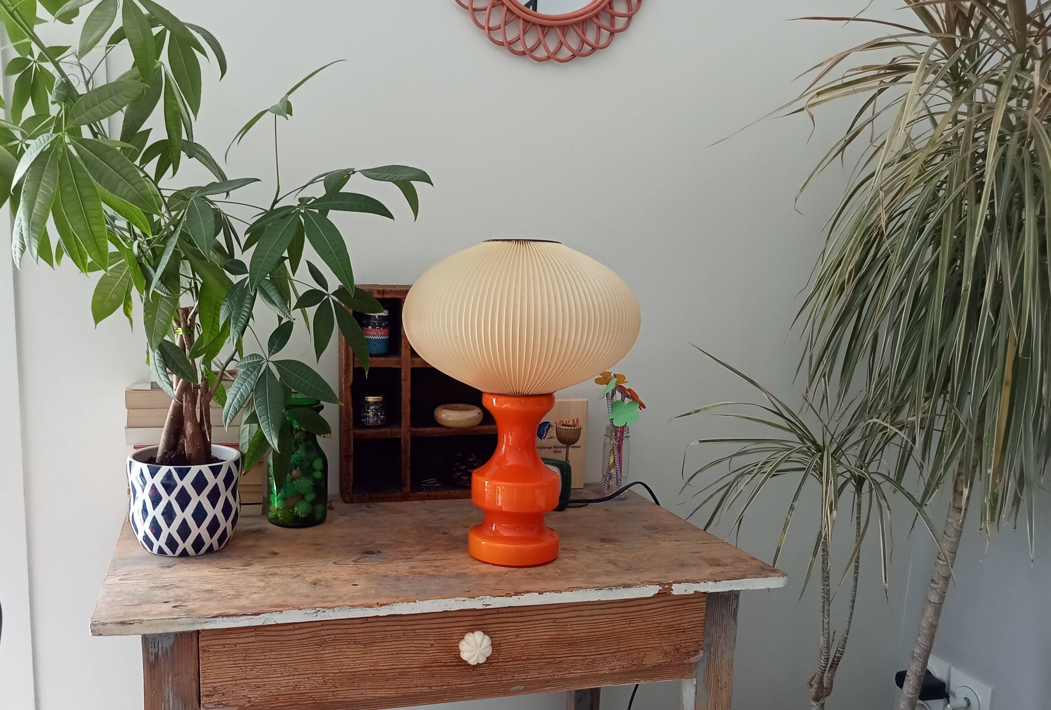 Vintage table lamp 70s