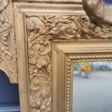 Louis XV style gilded mirror