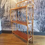 Vintage rattan shelf