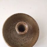 Vintage stoneware candlestick