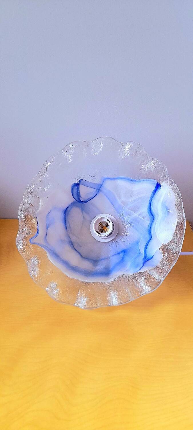 Murano blown glass jellyfish pendant light