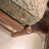 Scandinavian armchairs and ottomans