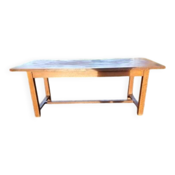 Table de ferme campagnarde en chêne