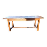 Country farmhouse table in oak