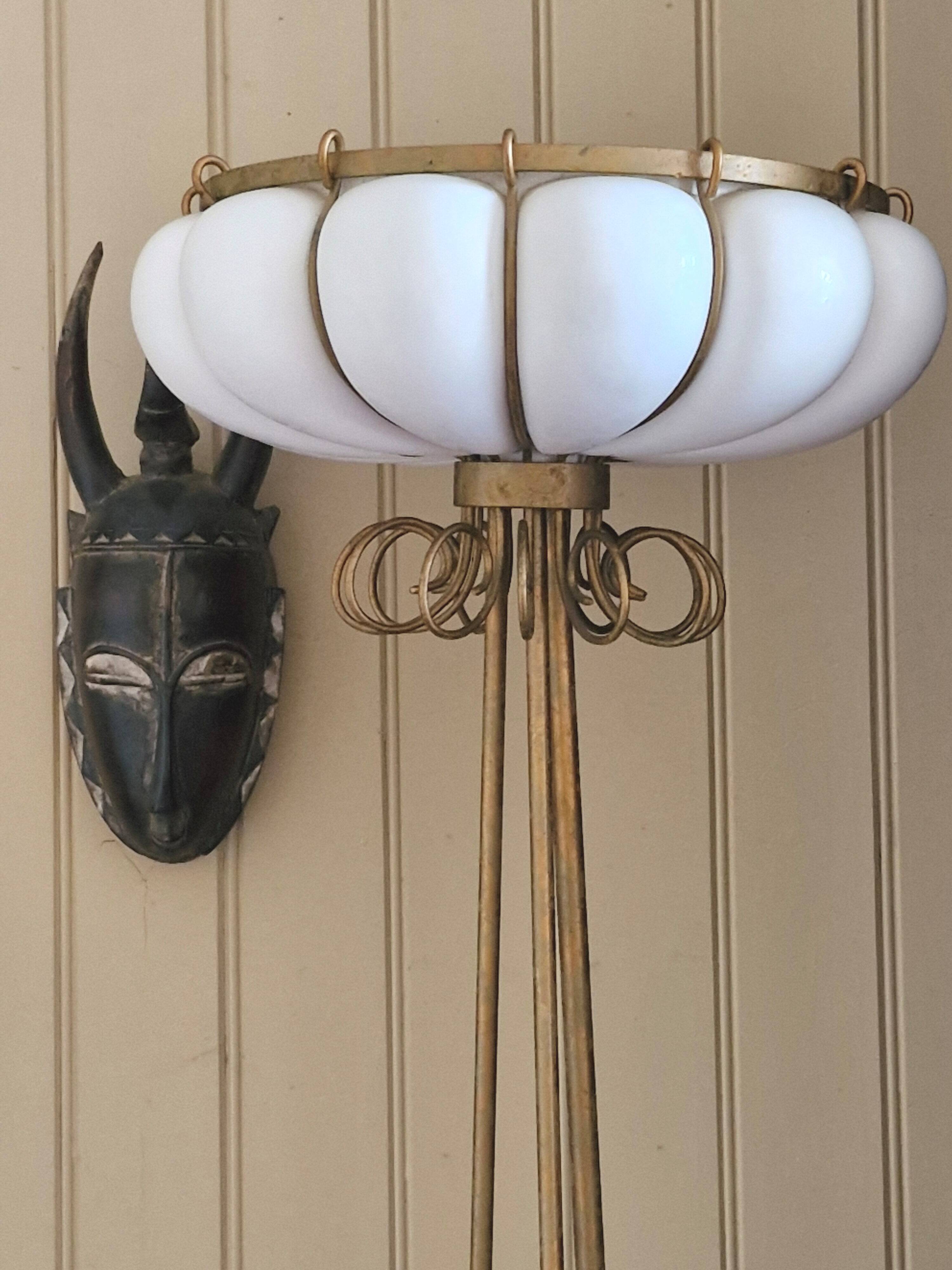 Ceramic floor lamp by Robert Kostka, France, 1970s