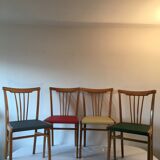 4 vintage chairs 60s