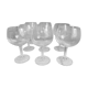 Set of 8 large crystal wine glasses