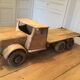 Antique oak transport truck