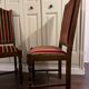 Duo de chaises tapissées style Louis XIII