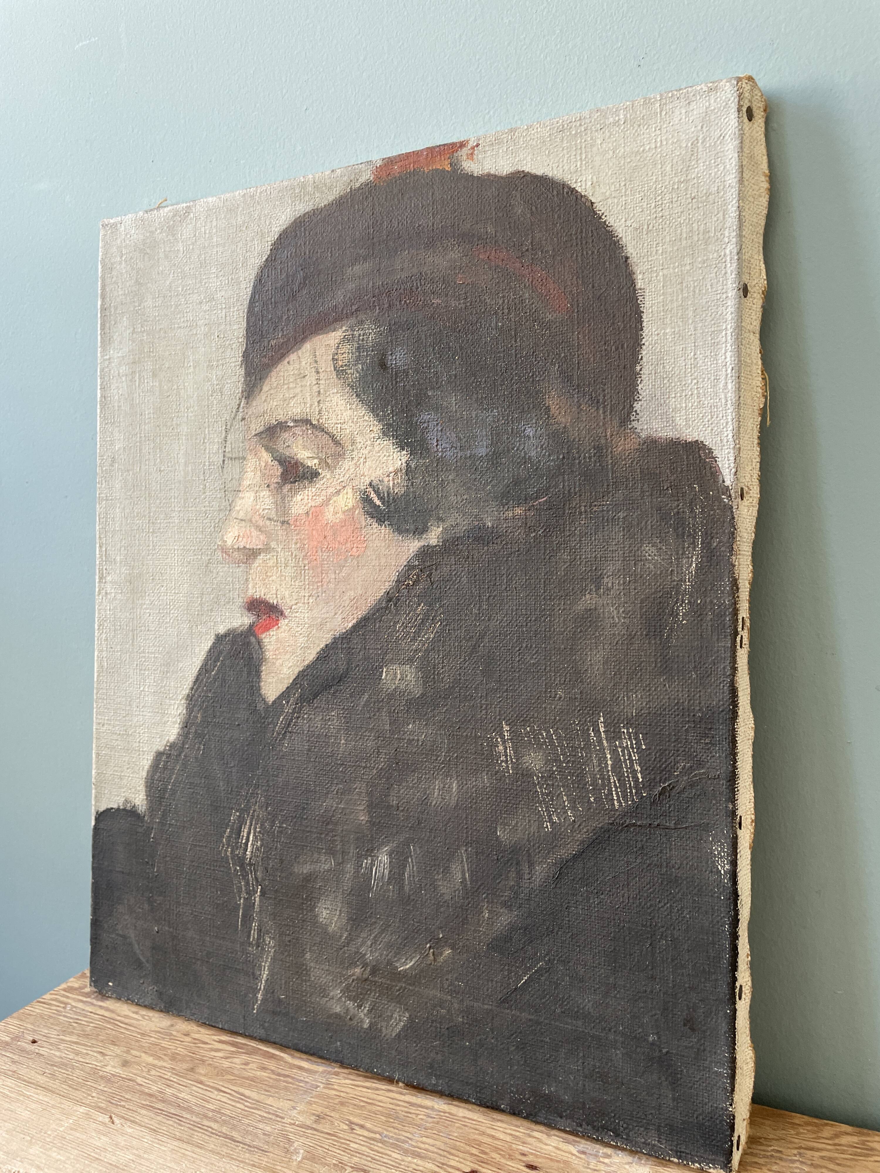 Painting, old portrait