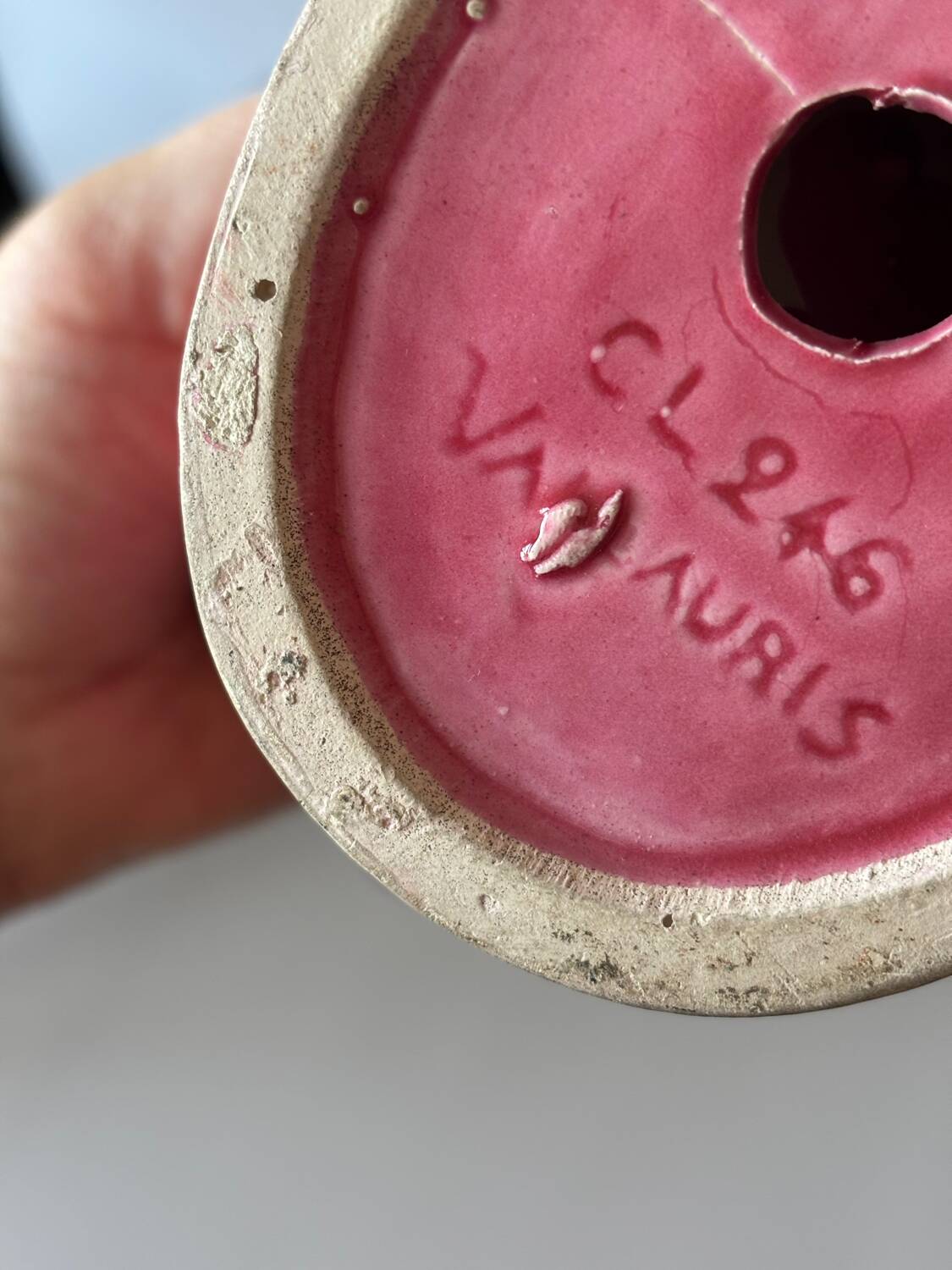 2 vintage Vallauris candlesticks