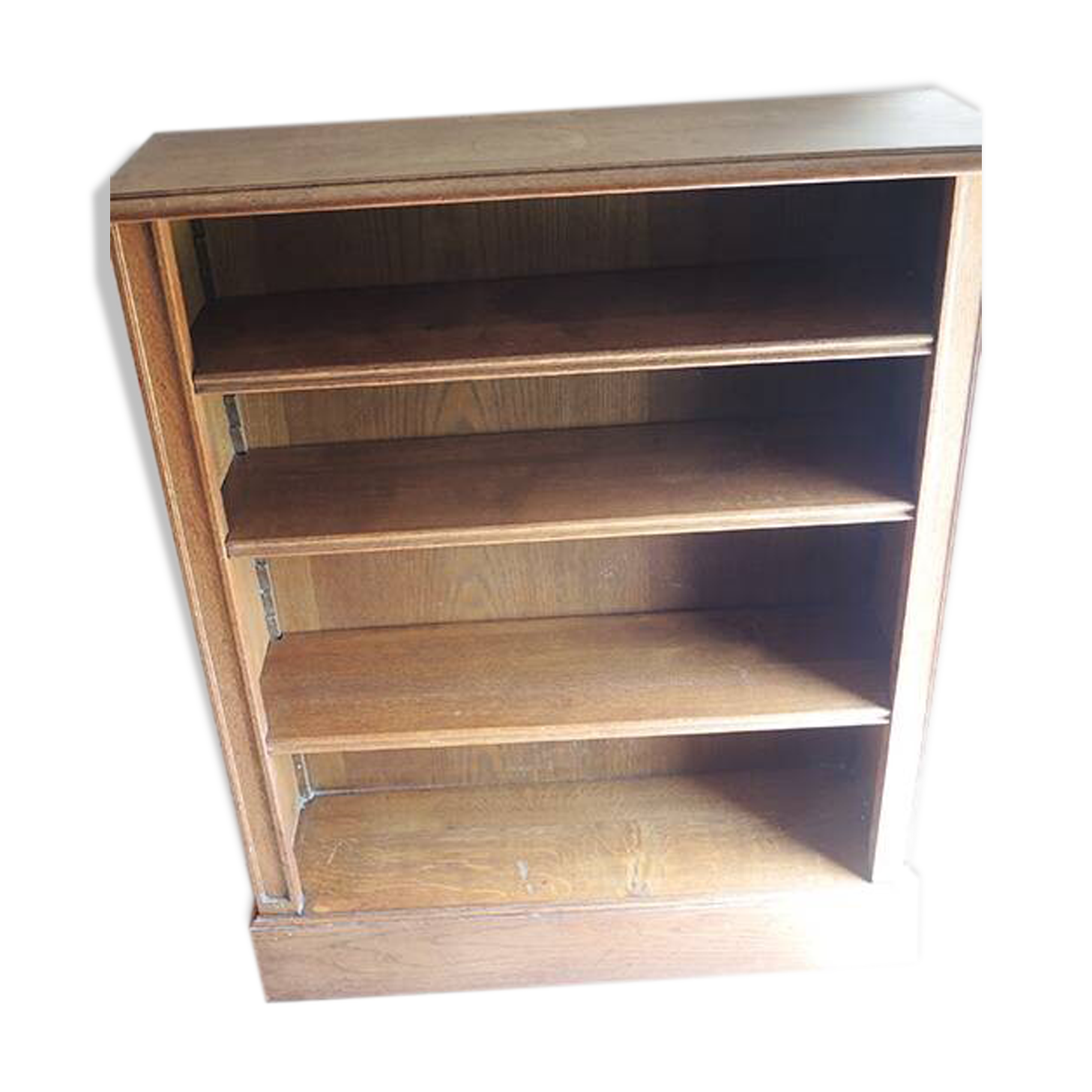 Old small solid oak library