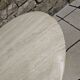 Vintage travertine table 1980"