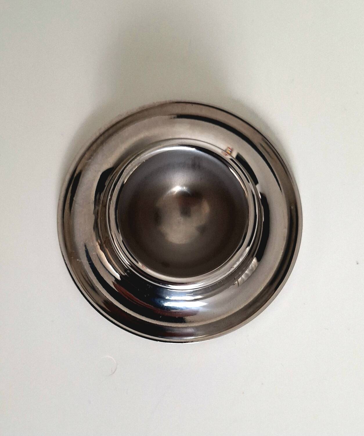 Vintage stainless steel egg cup