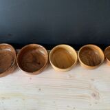 Ensemble de bols en bois
