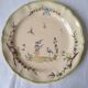 6 dinner plates with Moustiers de Longchamp decor. 1985