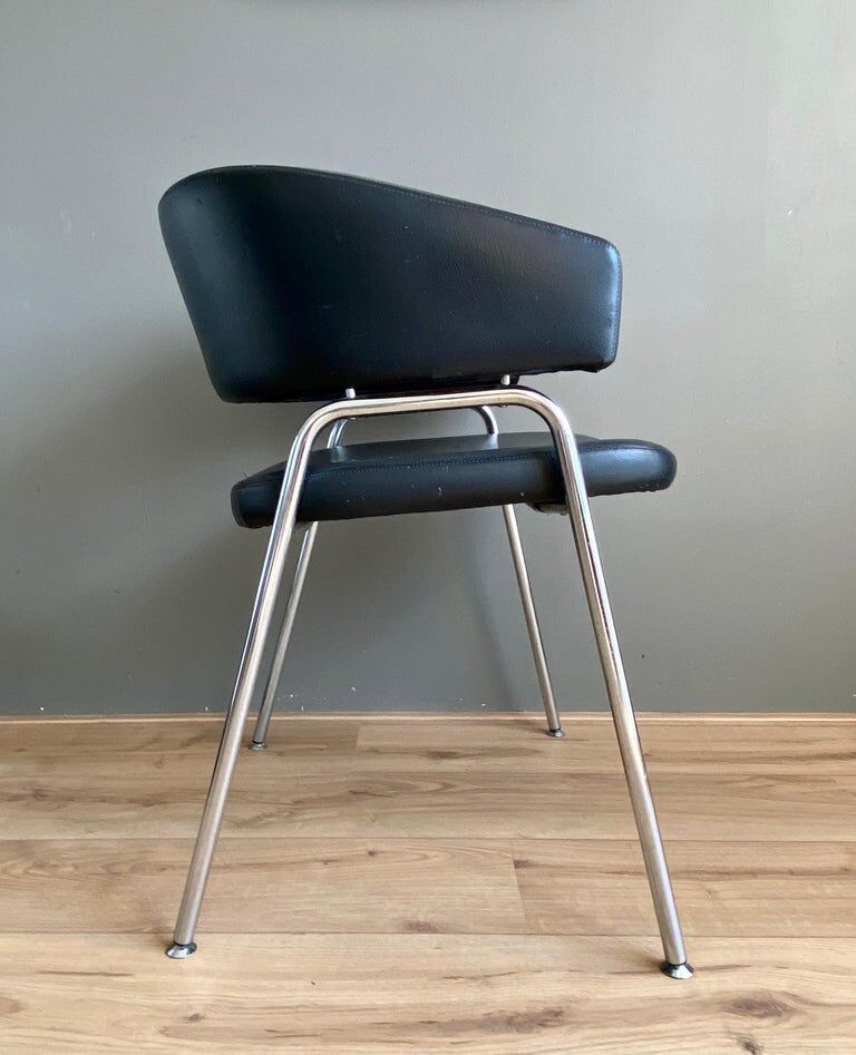 Black AP Originals Armchair, by Hein Salomonson and Theo Tempelman, 1960
